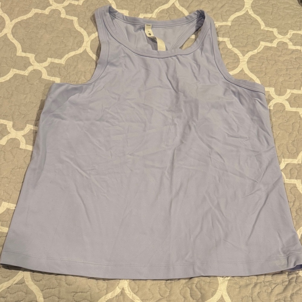 Lululemon Athletica Align Waist Length Racerback Lavender Tank Top